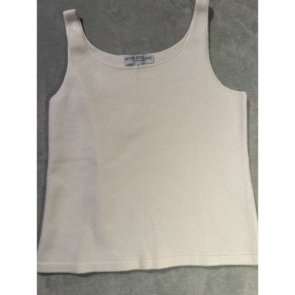 Peter England Nantucket Hand-Loomed Luxury Knit Tank Top